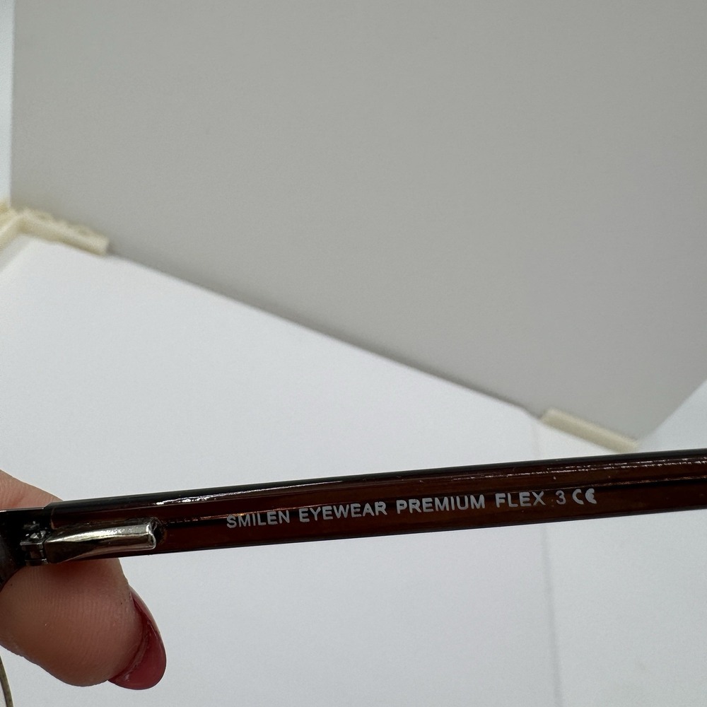 Smilen Eyewear Premium Flex 3 Brown Fade 51-17-140 Rectangular Frames - Picture 13 of 13